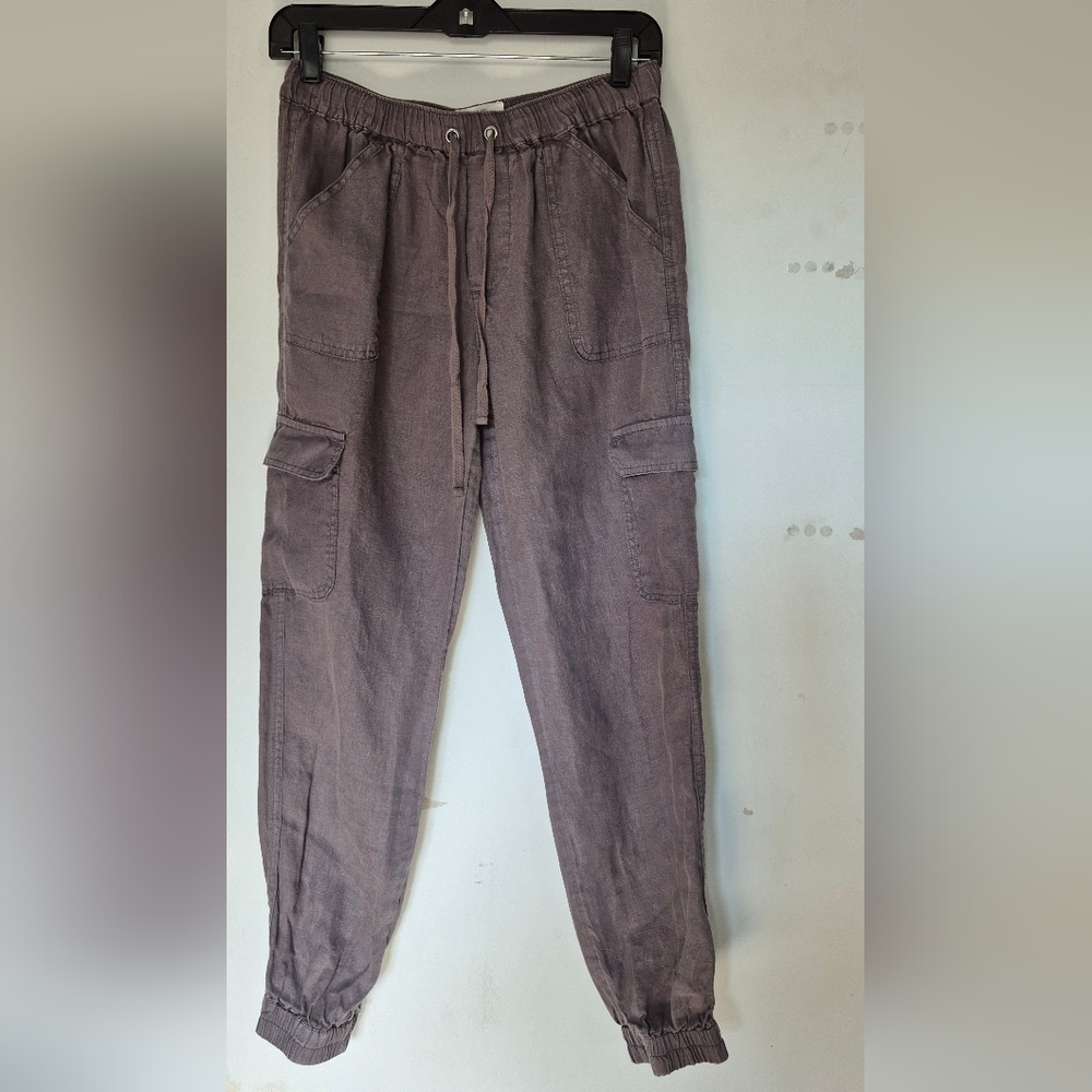 Nicole Miller Gray Cargo Pants